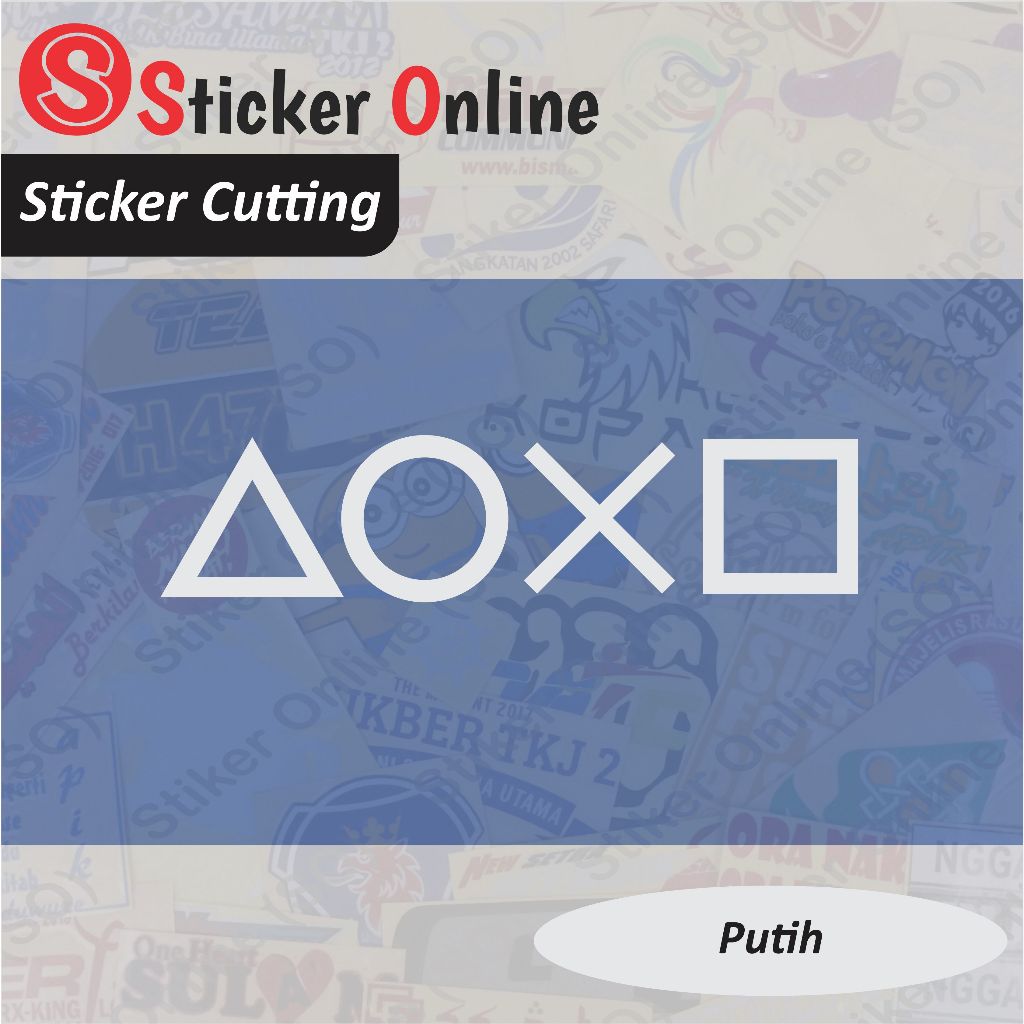 Jual Stiker Tombol Stik PS Game | Sticker Cutting Stick Playstation ...