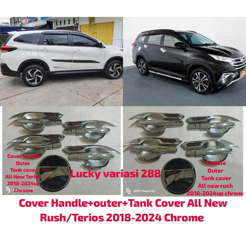 Jual COVER HANDLE HENDEL OUTER TANK COVER ALL NEW RUSH ALL NEW TERIOS