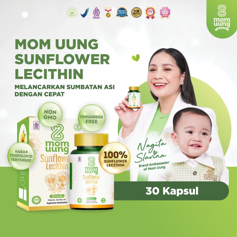 Jual Mom Uung Sunflower Lecithin 30 Kapsul | Shopee Indonesia