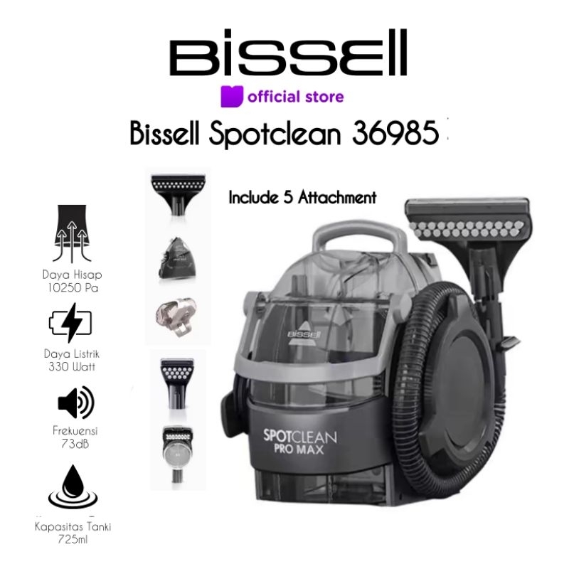 Jual BISSELL Spotclean Pro Max 15Kpa 3617Z Vacuum Extractor Wet