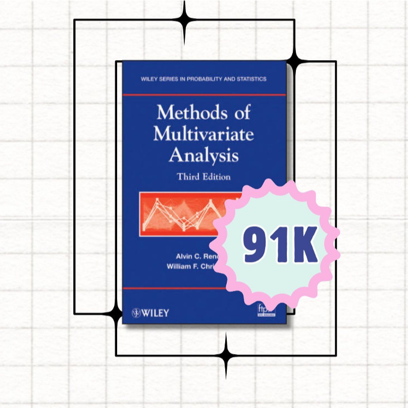 Jual Methods Of Multivariate Analysis Third Edition Shopee Indonesia