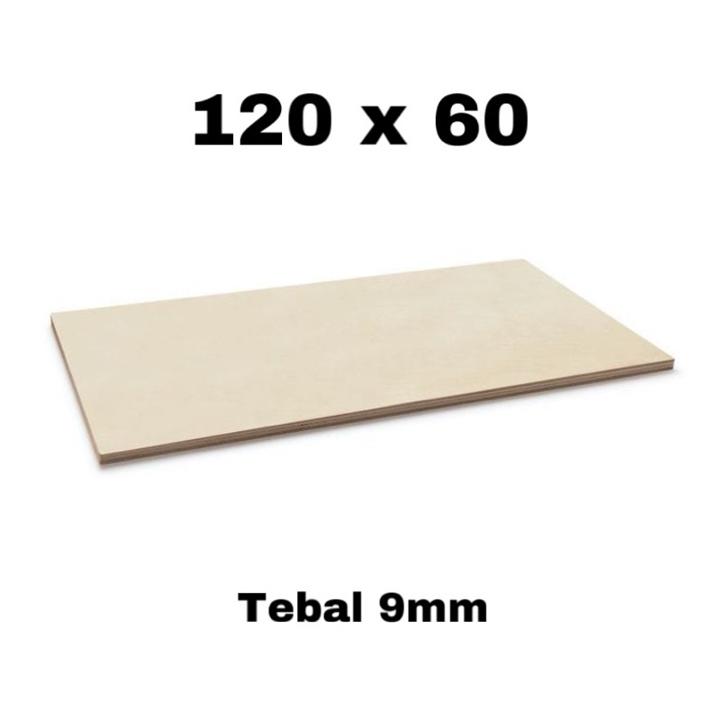Jual MULTIPLEK 9mm | MULTIPLEK | TRIPLEK 120cm x 60cm | Shopee Indonesia