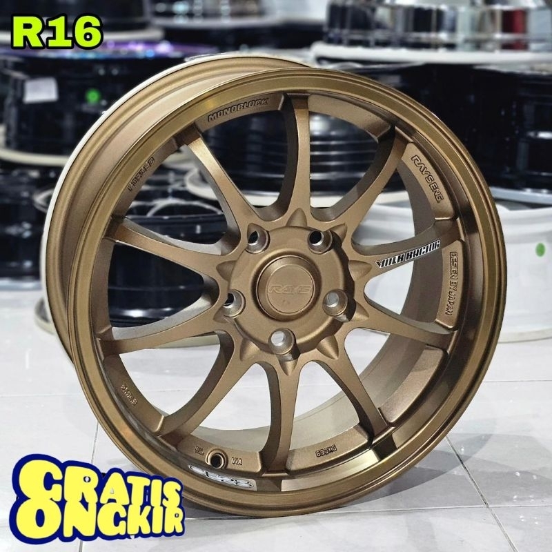 Jual velg mobil ring 16 VOLKRAYS CE28 velg racing mobil R16 Ertiga Xl7 ...