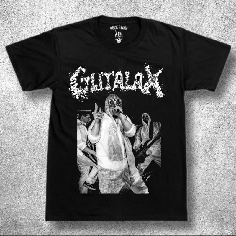 Jual Tshirt Gutalax the Shitpendables x rock store premium | Shopee ...