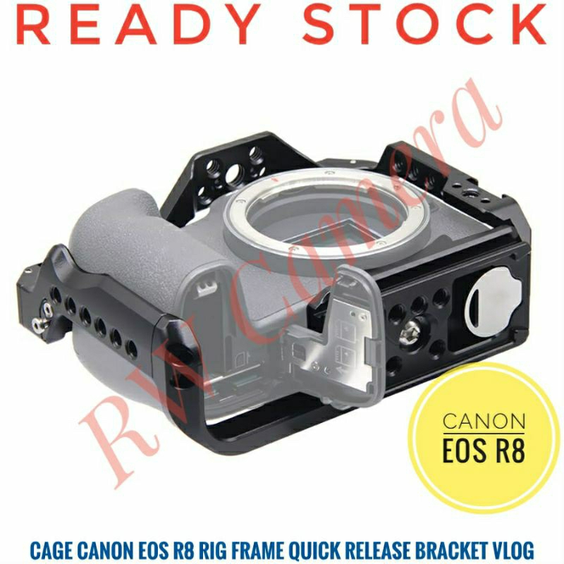 Jual Cage EOS R8 R7 Rig Camera Canon Hand Grip Bracket EOSR8 EOSR7 Vlog ...