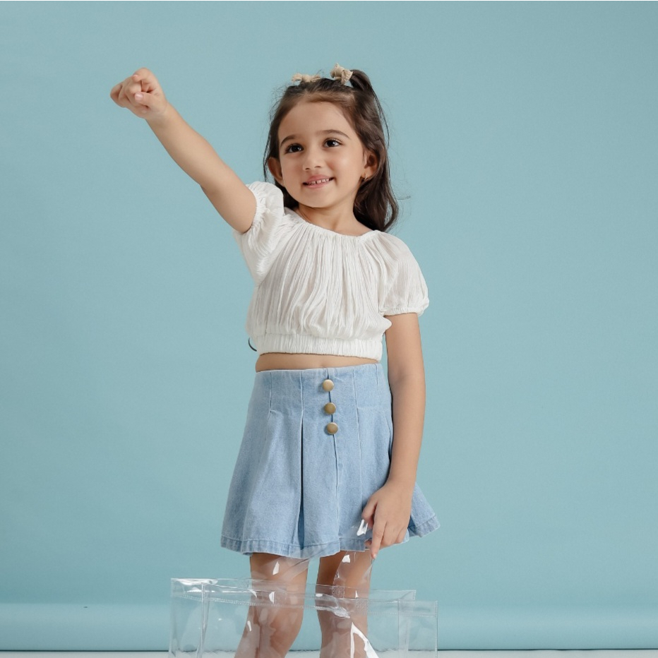 Jual ZIEL KIDS - Eryl Crop Top / Atasan Anak Perempuan / Crop Top Anak ...