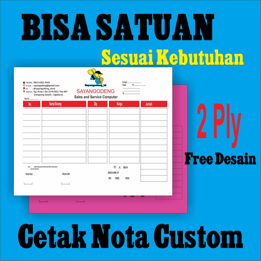 Jual Cetak Nota | Shopee Indonesia