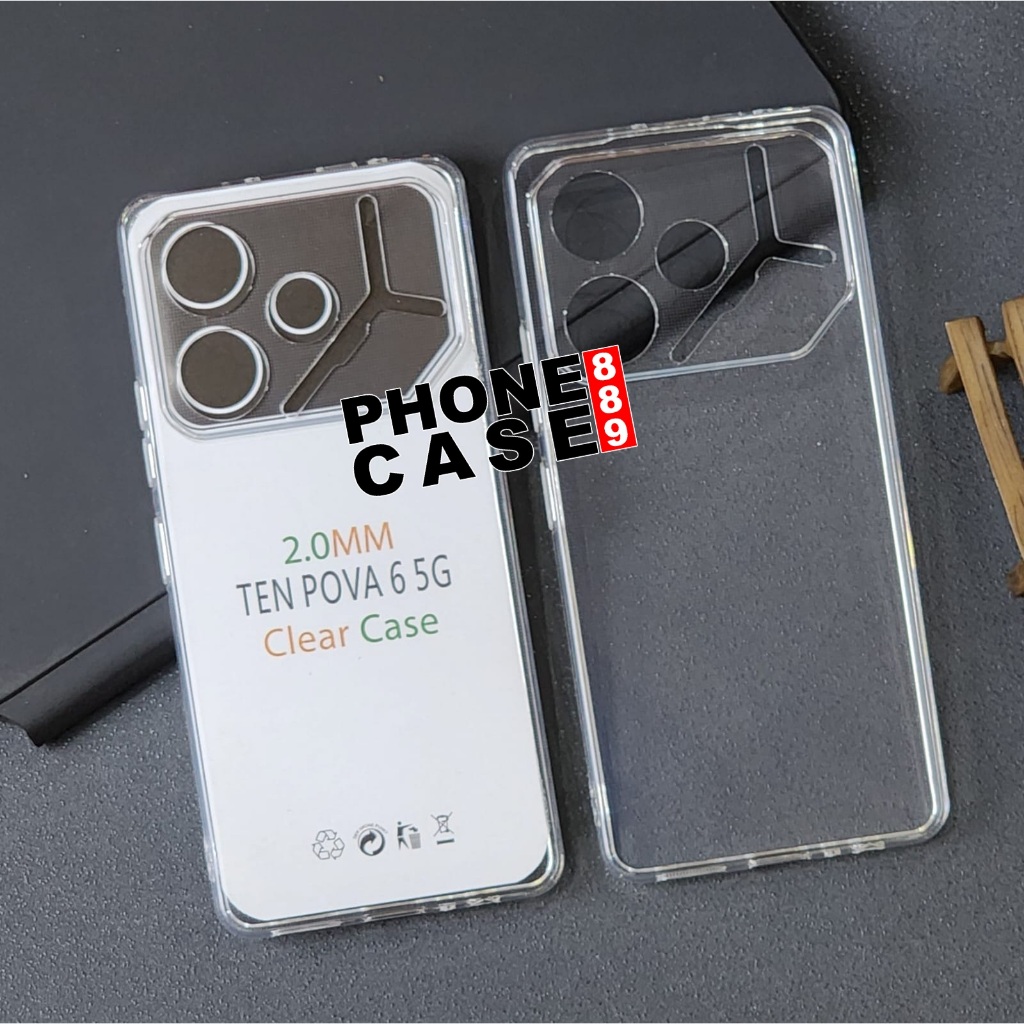 Jual TECNO POVA 6 TECNO POVA 6 PRO CLEAR CASE BENING 2.0MM CASE BENING ...