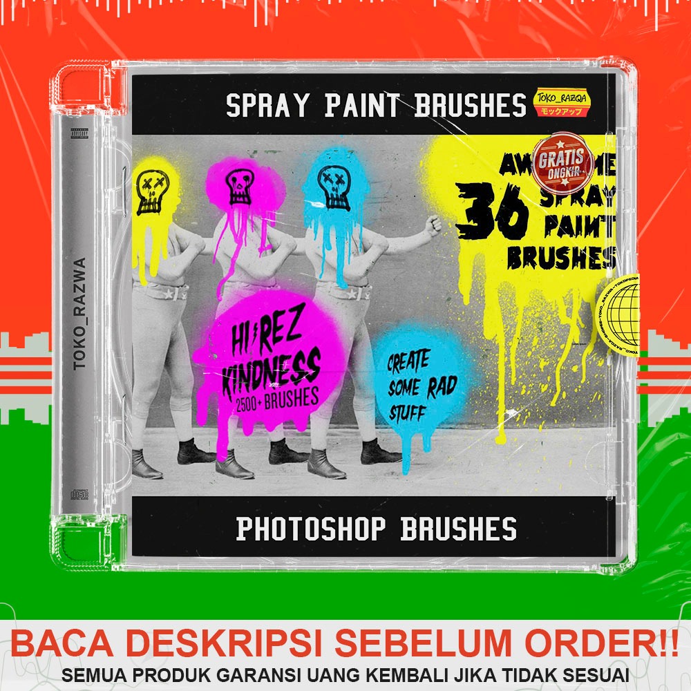 Jual Photoshop Brushes - Spray Paint - 170824 | Shopee Indonesia