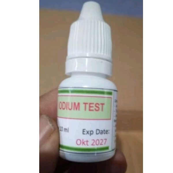 Jual Test Garam berIodium atau iodium test isi 10ml per botol | Shopee ...
