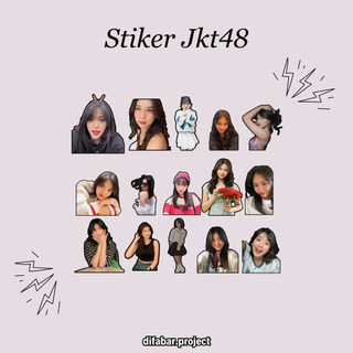 Jual CETAK STIKER VINYL(TAHAN AIR) JKT48 (BISA CUSTOM) | Shopee Indonesia