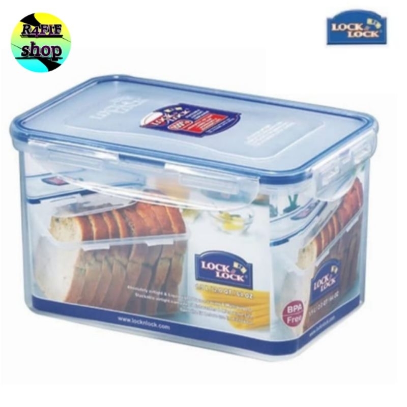 Jual LOCK & LOCK RECTANGULAR TALL FOOD CONTAINER HPL 818 1.9L | Shopee ...