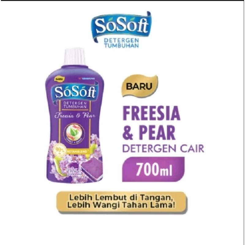 Jual Sosoft Detergen Cair 700 Ml | Shopee Indonesia