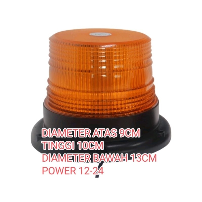 Jual LAMPU LED ROTARI 12-24 VOLT MAGNET | Shopee Indonesia