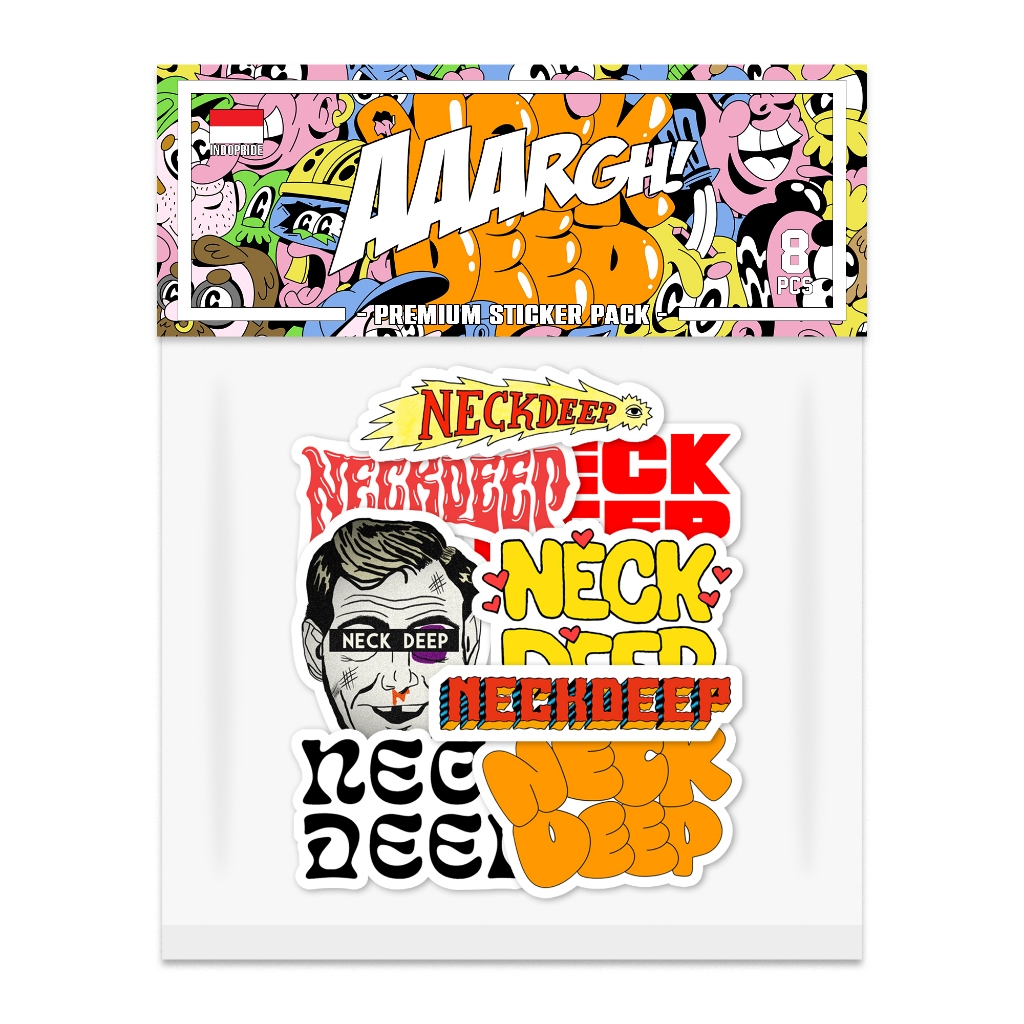Jual Stiker NECK DEEP Sticker Pack Band vol. 1 (Neck Deep) | Shopee ...