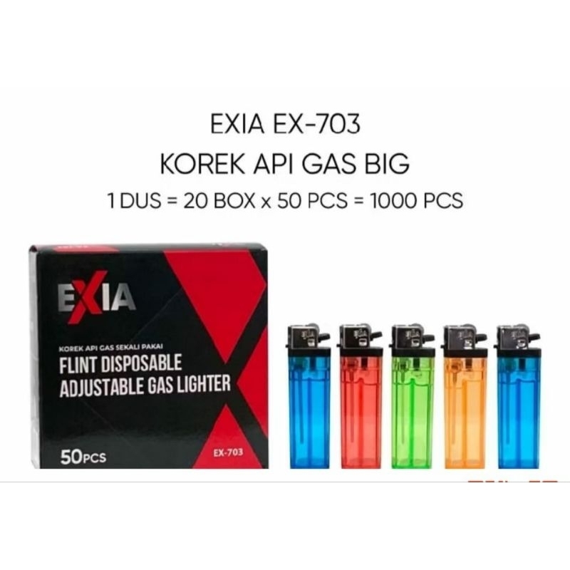Jual Korek api gas exia-zaku roda big/persis merk tokai per 50pcs,SNI ...