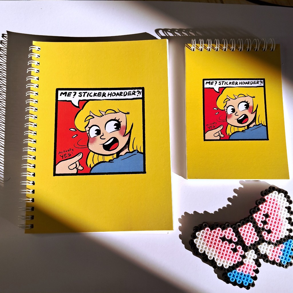 Jual METAL KECIL Sticker Book Pocket Size KUNING| Buku Koleksi Sticker ...