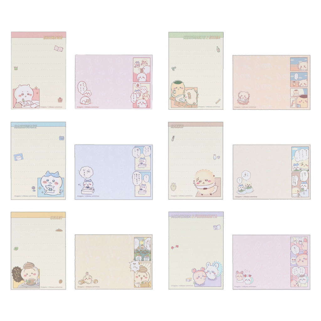 Jual Mini Memo Pad Chiikawa Comic Scene Hachiware Usagi Momonga ...