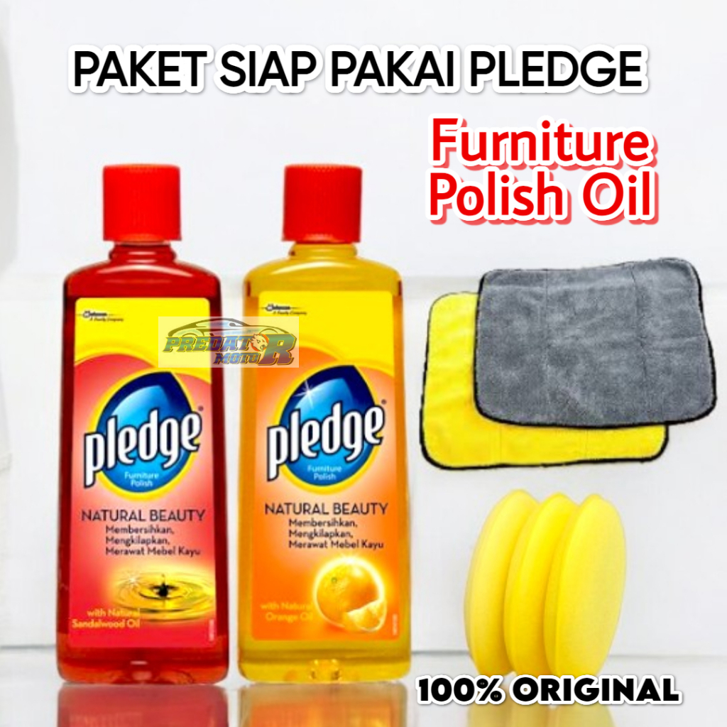 Jual Pledge Furniture Polish Sandalwood Orange 170ml - Paket Siap Pakai ...