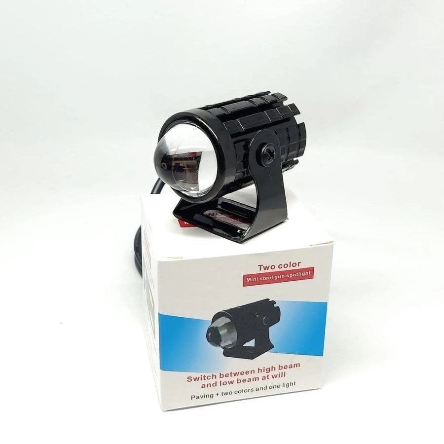 Lampu Mini Tembak Led Motor Super Terang 2 Warna ( Putih & Kuning ) | AutoStock
