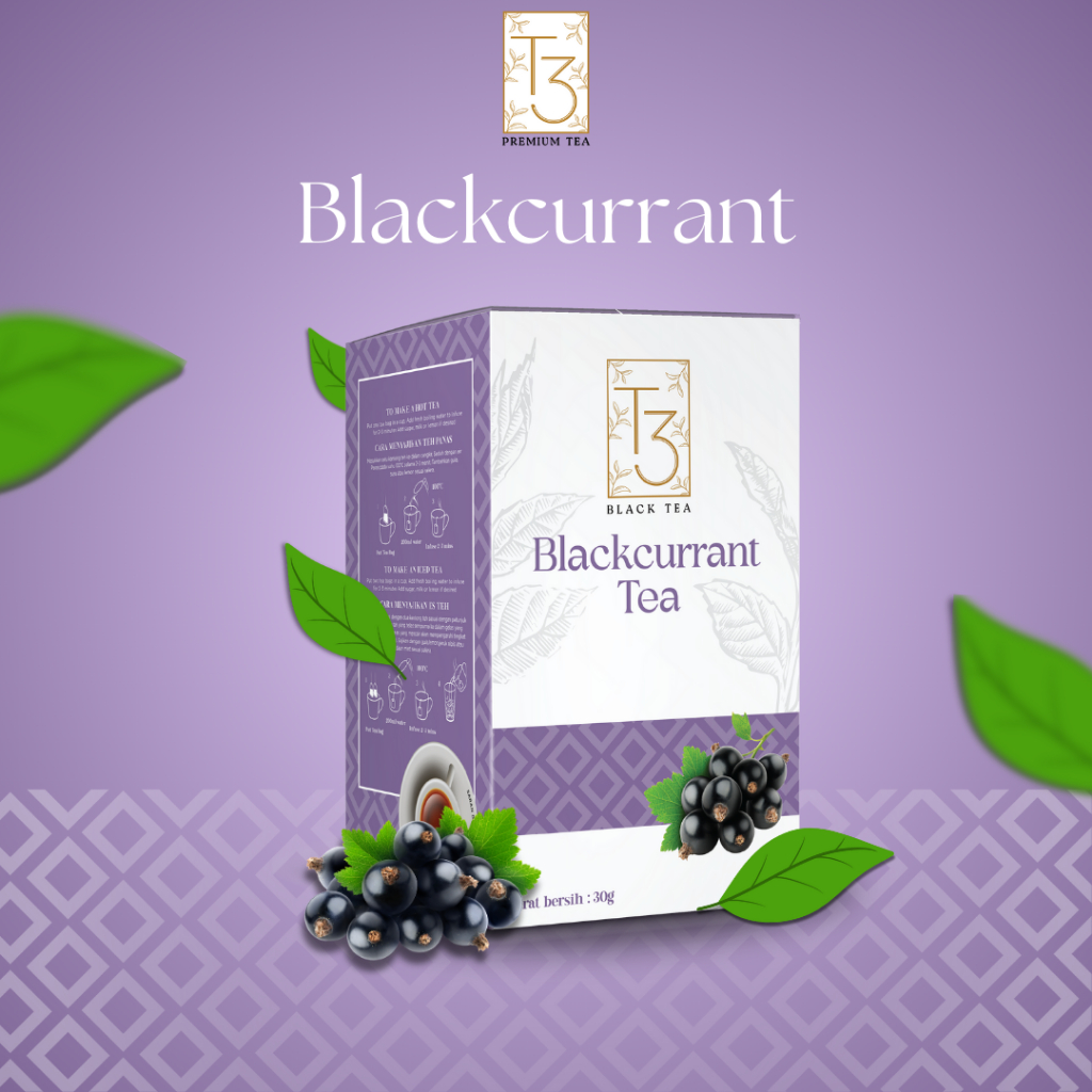 Jual T3 Teh Hitam Celup Blackcurrant (Blackcurrant Black Tea ...