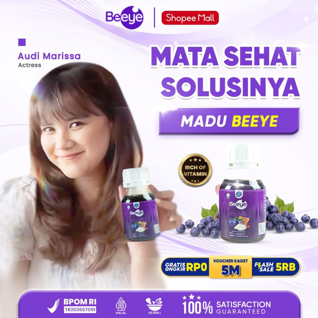 Jual Madu Beeye 200ml - Madu Mata Minus/ Nutrisi Alami untuk ...