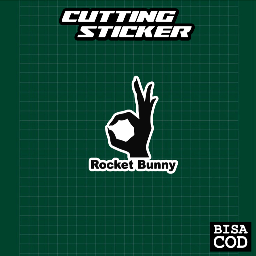 Jual sticker rocket bunny concept 10cm | Shopee Indonesia