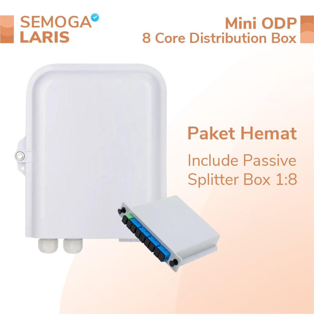 Jual Distribution Box 8 Core ODP Lengkap Splitter - ODP Tiang 8 Core ...