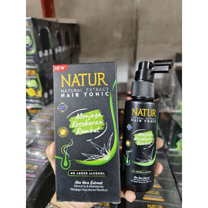 Jual LARIS JAYA • NATUR HAIR TONIC SPRAY 90ML ALOEVERA EXTRACT UNTUK ...