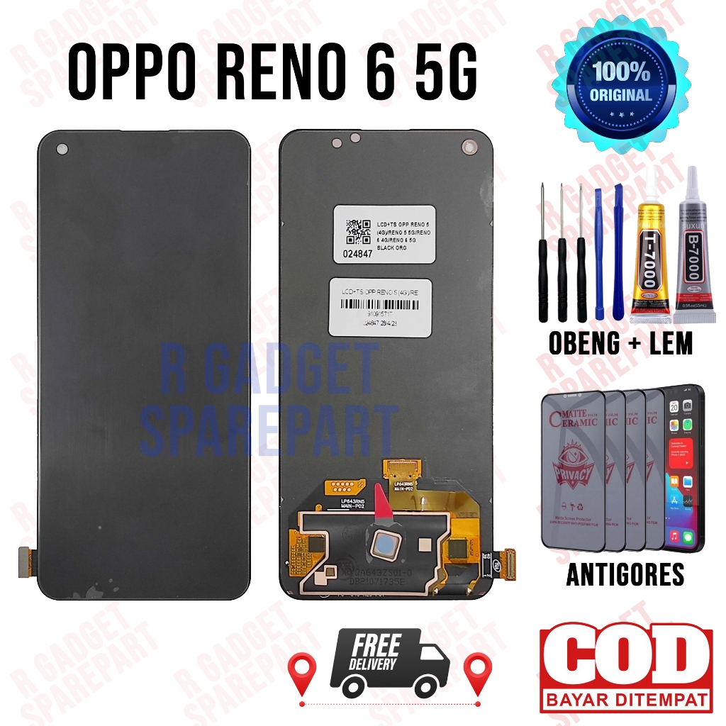 Jual Lcd Oppo Reno 6 5G Original OEM Quality Lcd Touchscreen Oppo Reno ...