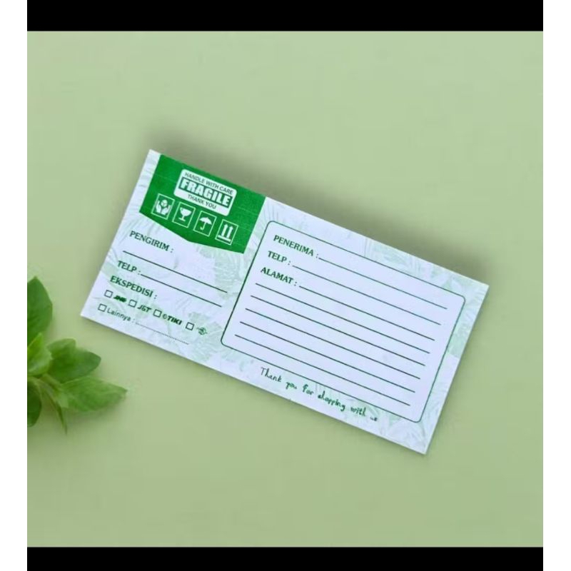 Jual Label Olshop/label pengiriman /label online /tulisan nama alamat ...
