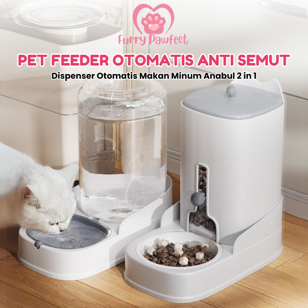 Jual Tempat Makan Kucing Anjing Anti Semut - Pet Feeder Otomatis ...
