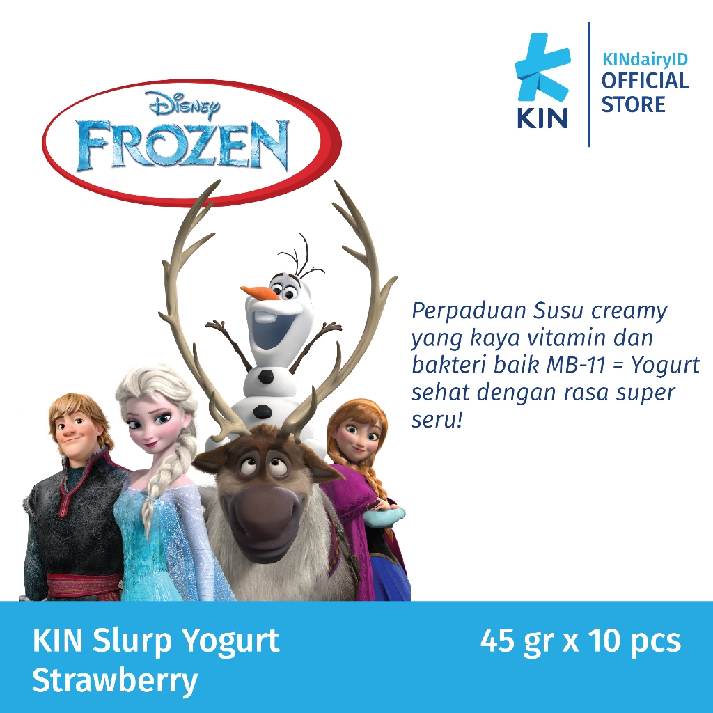 Jual KIN Yogurt Slurp Strawberry 45 g | Shopee Indonesia