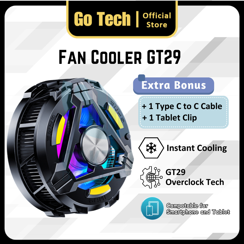 Jual Go Tech - Funcooler GT29 Fan Cooler GT29 Pendingin HP & Tablet ...
