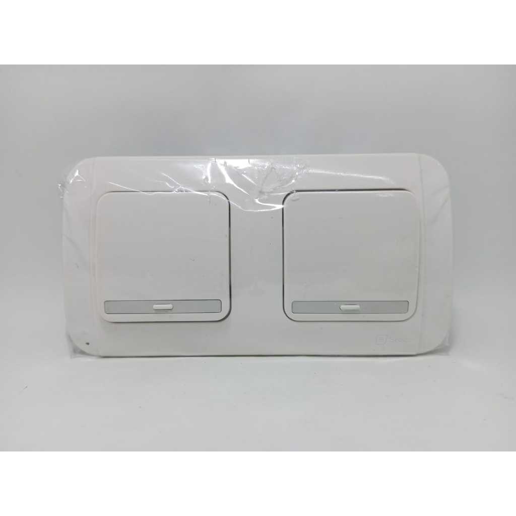 Jual SAKLAR ENGKEL DOUBLE / 2 GANG WID BROCO GALLEO G26161-55SWID ...