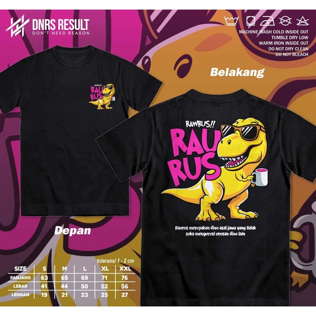 Jual Kaos Raurus Rawrus - Baju Distro Kata Kata Keren Nyindir Plesetan ...