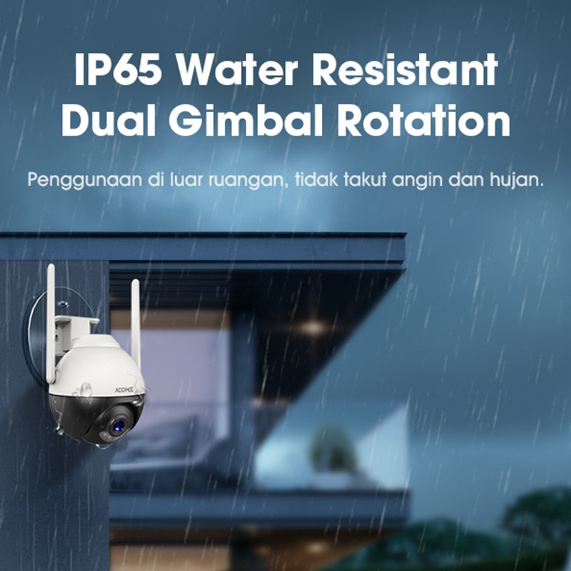Jual ACOME Smart IP65 PTZ Camera CCTV 1440P 4MP WiFi Outdoor | Shopee ...