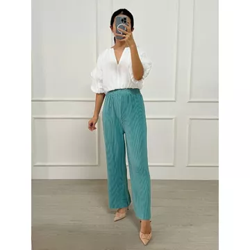 Celana Kulot Plisket Lidi Kulot Lidi Plisket Lidi Pleated Culotte Pants Pleated Pants