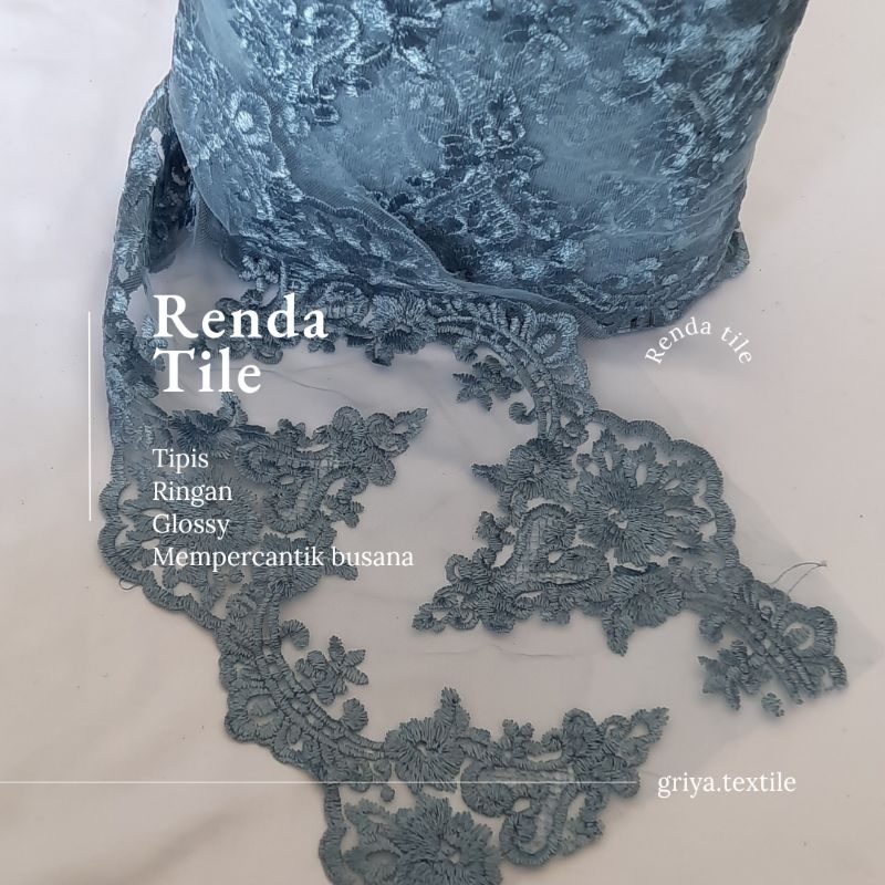 Jual Renda Tile TIPIS/Tile TIPIS renda/Renda Pinggiran/Harga 0,5m ...
