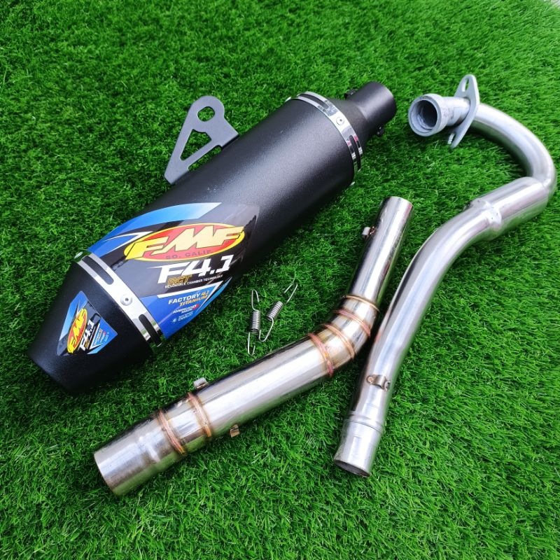 Jual Exhaust pipe FMF F4.1 Canister black doff inlet 38mm for Crf150 ...
