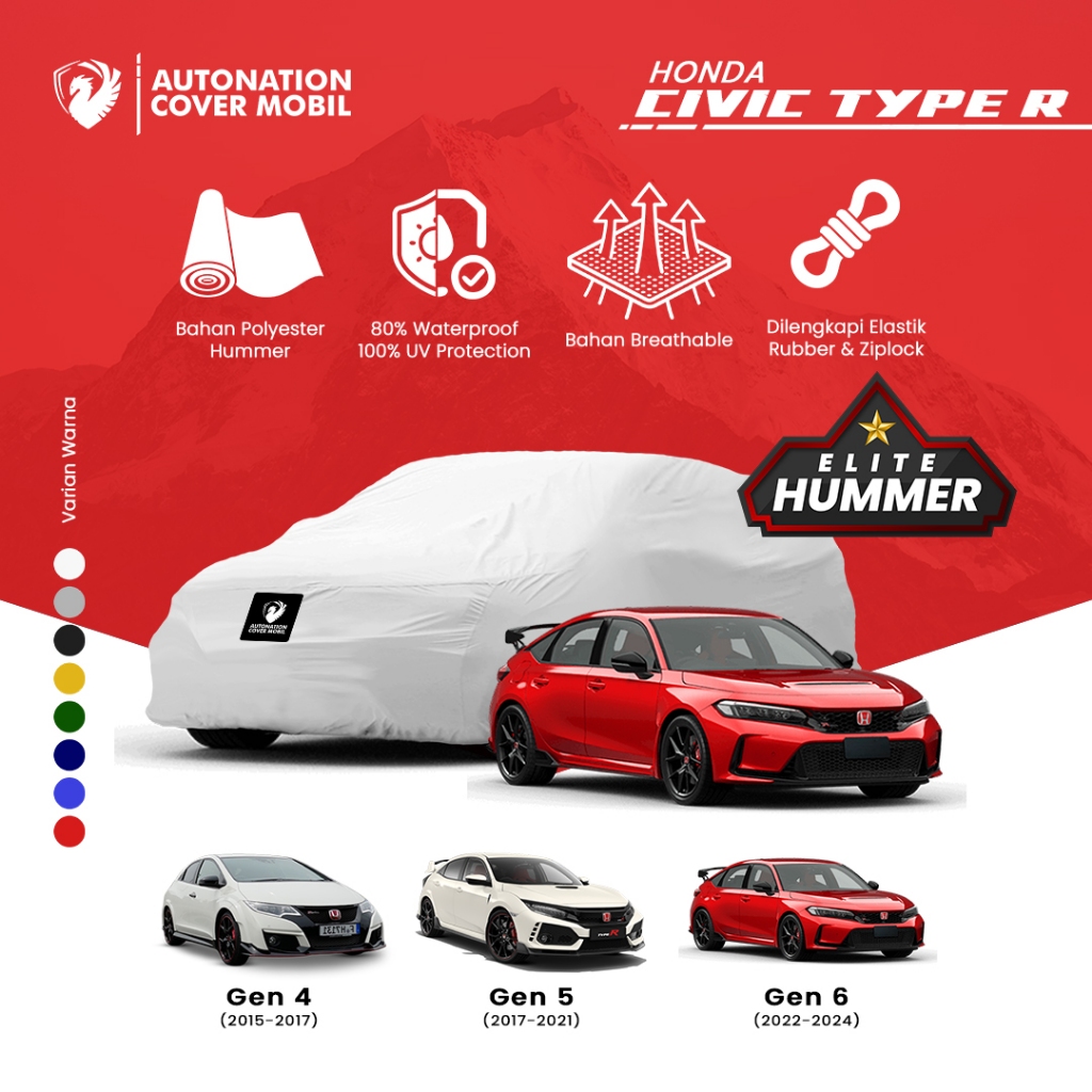 Jual Autonation Garage - Cover Mobil Honda Civic Type R Elite Hummer ...