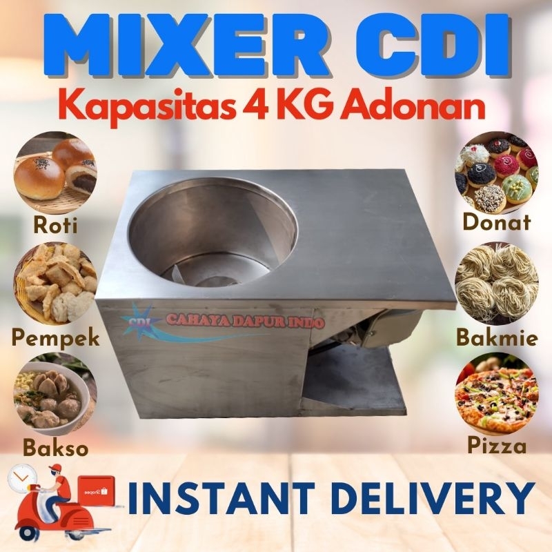 Jual Mixer 4 kg Adonan /Mixer Roti /Mixer Donat Bakpau Pizza / Mesin ...