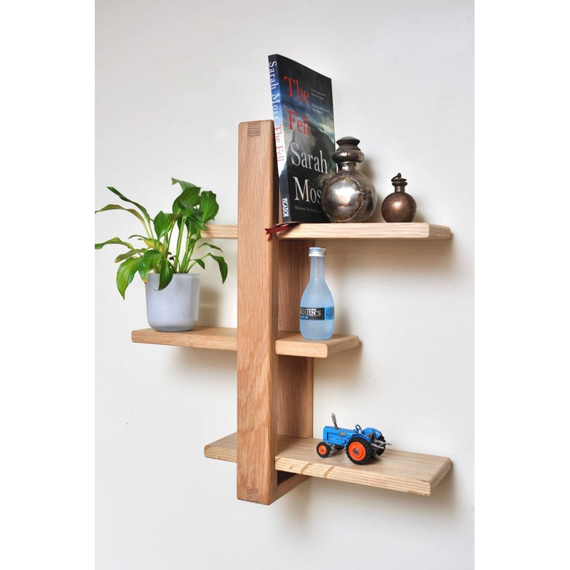 Jual Rak Dinding Kayu Tempel Minimalis Aesthetic / Rak Kayu / Rak Bunga ...
