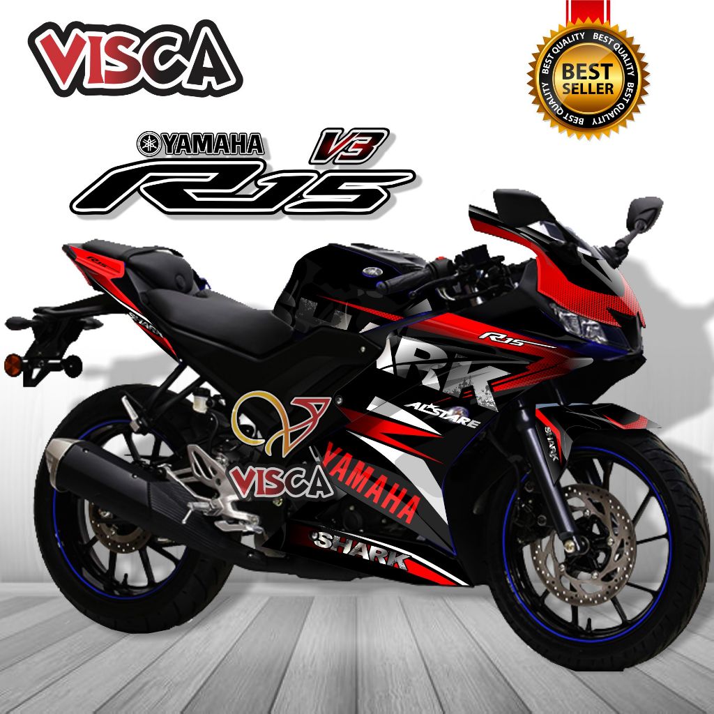 Jual Decal R15 V3 Full Body / Striping R15 V3 Fullbody / Stiker Dekal ...