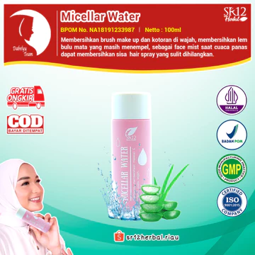 Sr12 Micellar Water Pembersih Wajah Terbaik Melembabkan Dan Mencerahkan Wajah Secara Alami