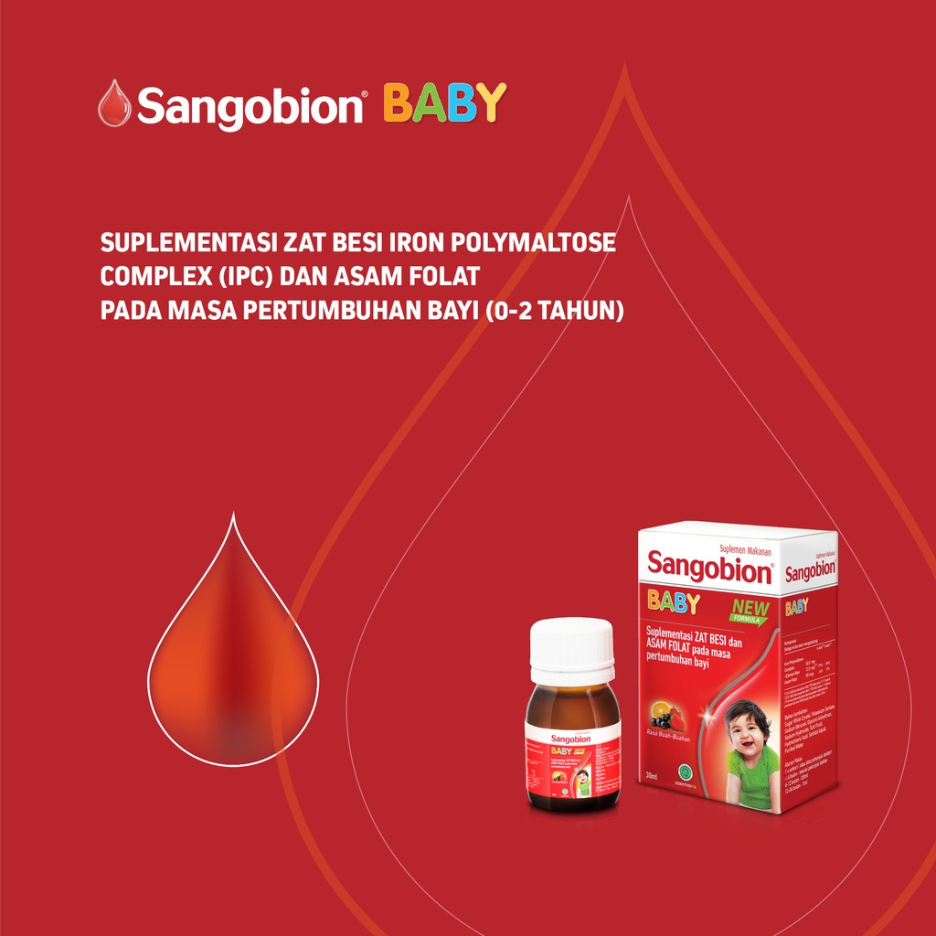 Jual Sangobion Baby Drop 30ml Merck / Suplemen Zat Besi / Vitamin ...