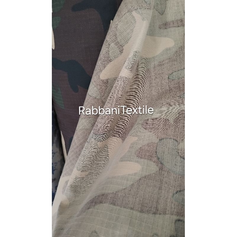 Jual bahan kain loreng Ripstop US kain Loreng Ripstop US | Shopee Indonesia