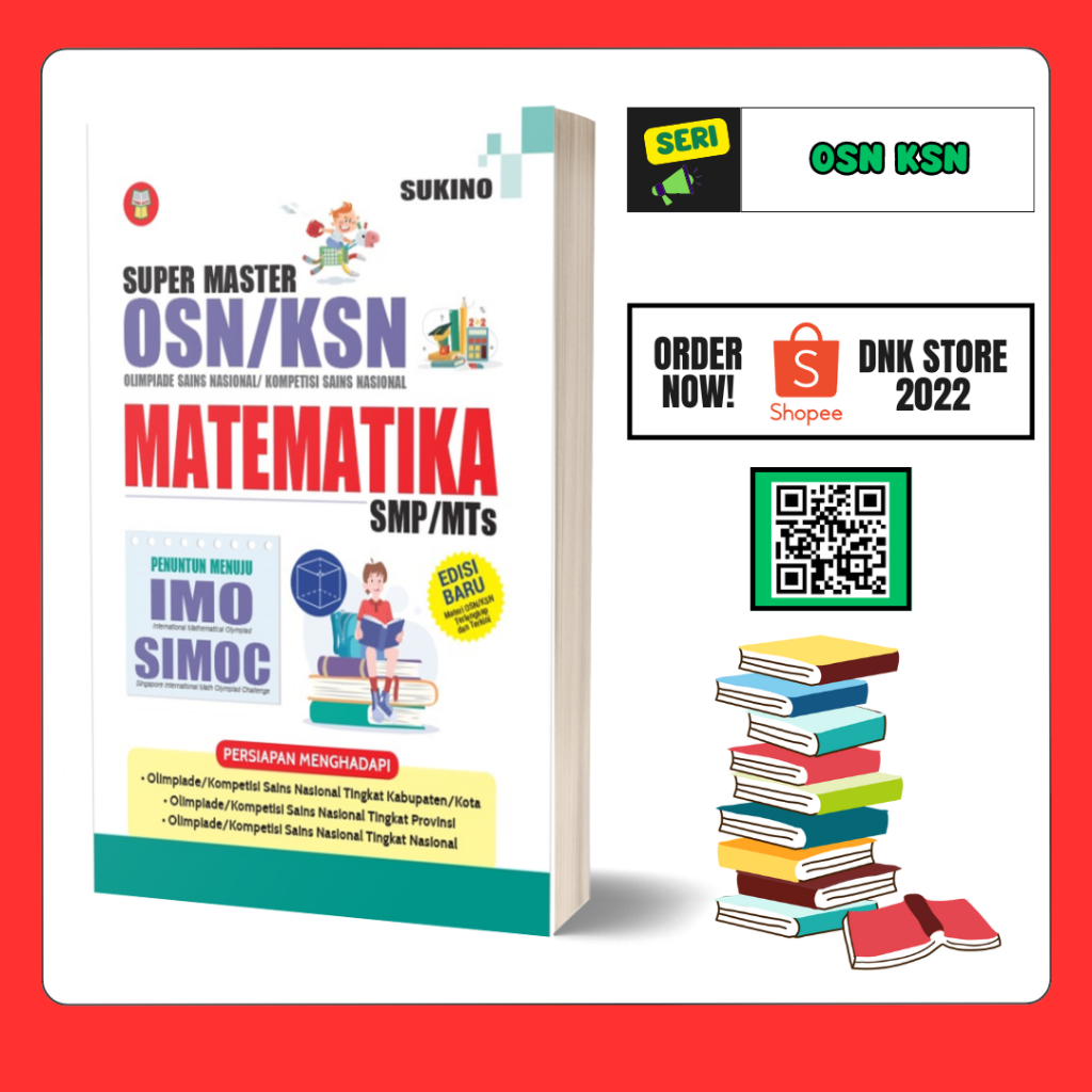 Jual Buku Olimpiade Matematika SMP Seri Super Master OSN | Shopee Indonesia