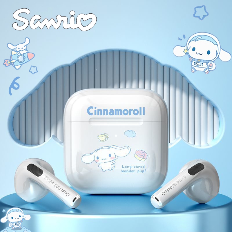 Sanrio EJ-116 True Headset Bluetooth V5.3 Music Earphone Bluetooth MINI Earbuds with Mic for Android IOS PC