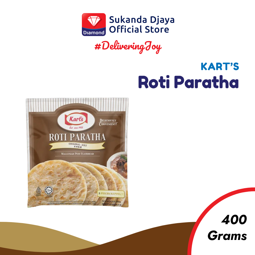 Jual Kart's Roti Paratha Original 400 Gr | Shopee Indonesia